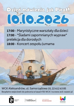 Plakat wydarzenia Dzień mówienia jak pirat vol. 2