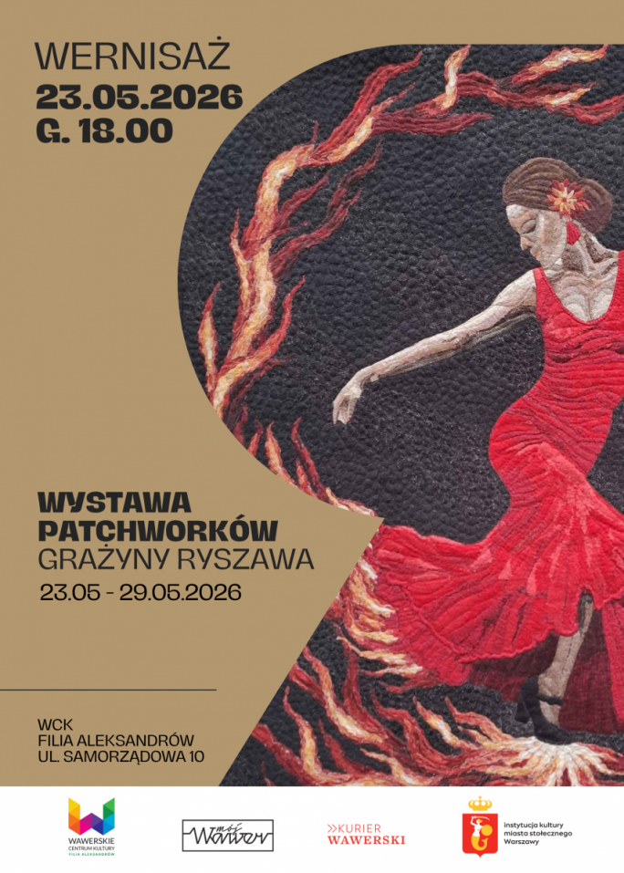 
			Wernisaż - Patchworki Grażyny Ryszawa