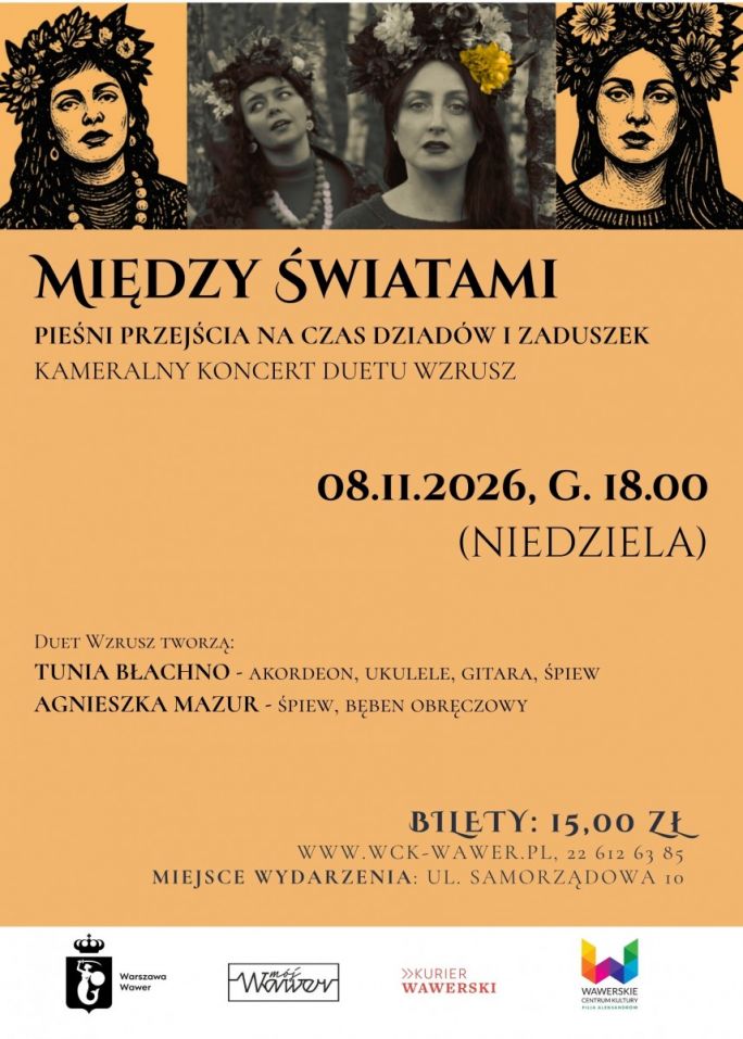 
			plakat na koncert Wzrusz