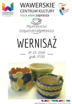 Wernisaż uczestników sekcji ceramiki użytkowej