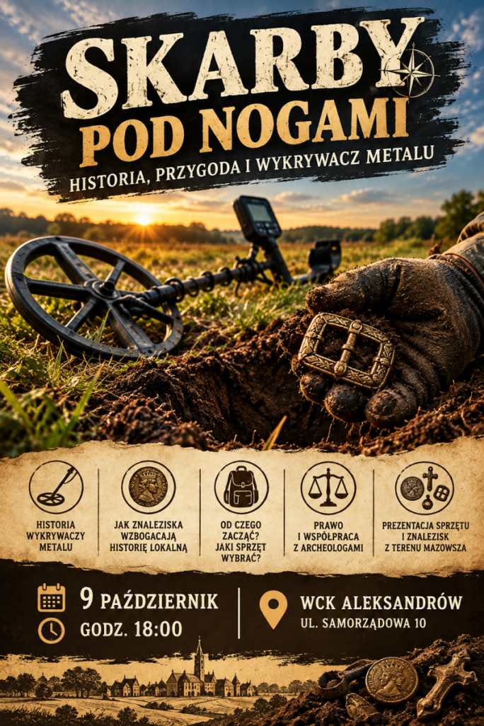 
			Plakat wydarzenia skarby pod nogami