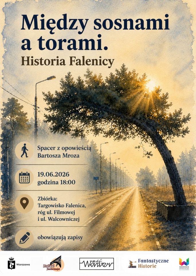 
			Między sosnami