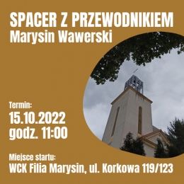 Spacer po Marysinie Wawerskim - 15.10.2022