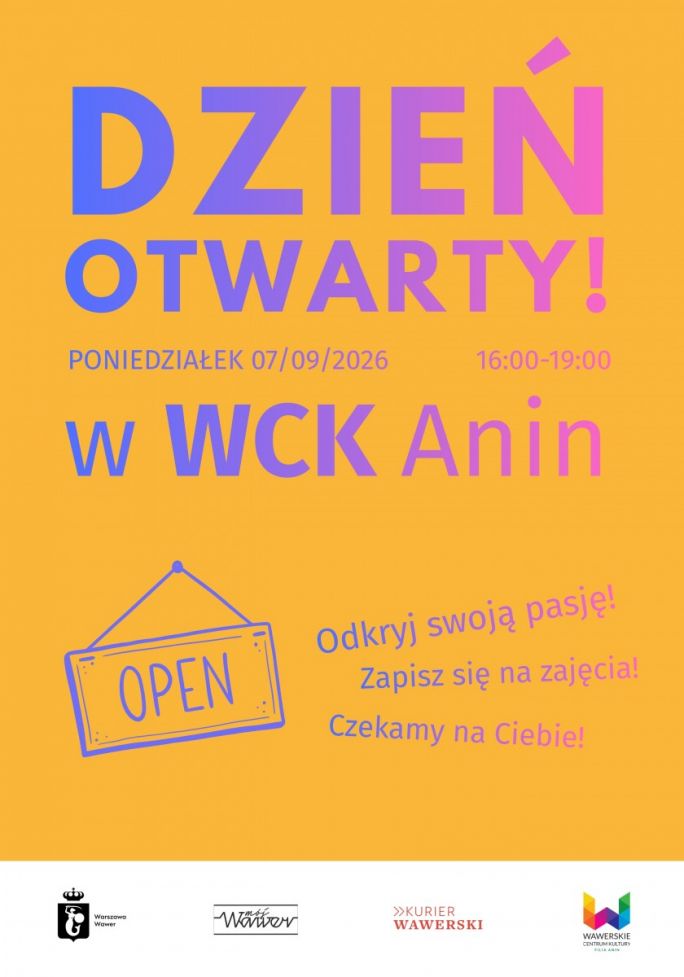 
			Dzień otwarty w WCK Anin