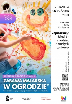 Malarska zabawa w ogrodzie