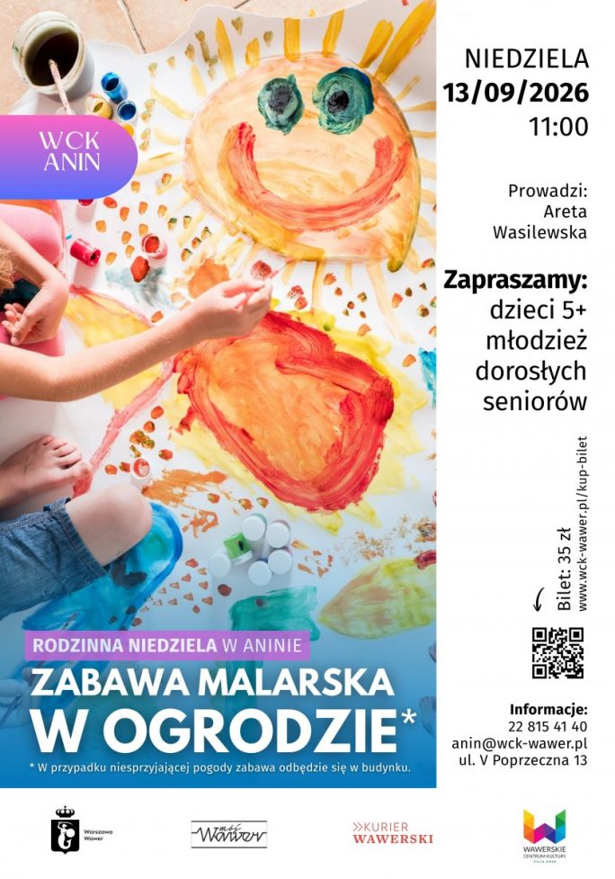 
			Malarska zabawa w ogrodzie