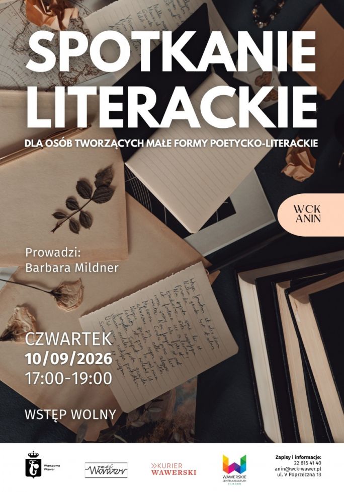 
			Spotkanie literackie