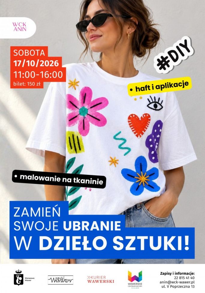 
			Zamień swoje ubranie w dzieło sztuki!