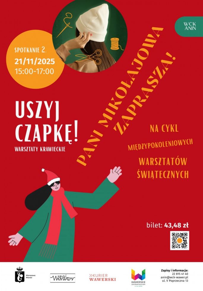 
			Pani Mikołajowa zaprasza! Cz.2: Uszyj czapkę!