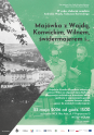 Wilno, Wajda, Konwicki, plakat promujący wydarzenie Majówka z Wajdą, Konwickim, Wilnem, świdermajerem i...