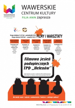 Otwarte seanse i warsztaty filmowe dla młodzieży