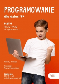 PROGRAMOWANIE WCK ANIN - NOWE ZAJĘCIA!