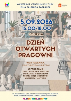 Dzień otwartych pracowni - Zapisy na zajęcia 