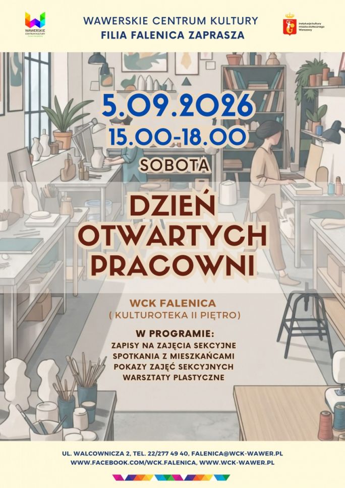 
			Dzień otwartych pracowni - Zapisy na zajęcia 