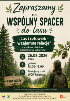 z Leśnikiem po Falenickim Lesie