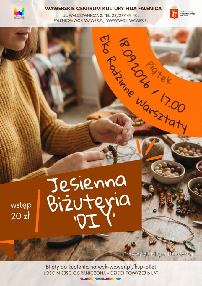 
			Jesienna Biżuteria  ‘DIY’ - Eko Rodzinne Warsztaty