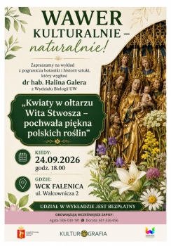 Kwiaty w ołtarzu Wita Stwosza