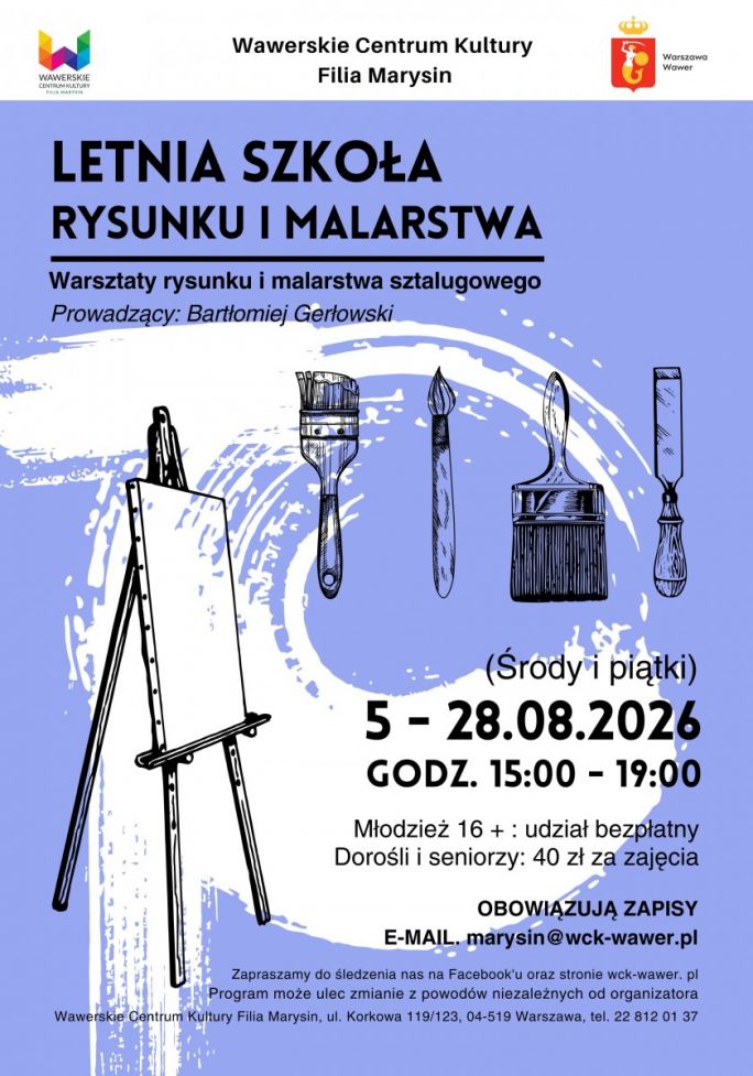 
			Letnia szkoła rysunku i malarstwa