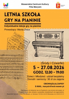 Letnia szkoła pianina