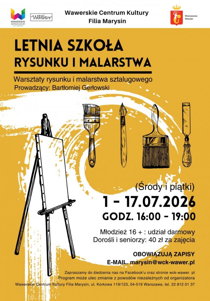 
			Letnia szkoła rysunku i malarstwa