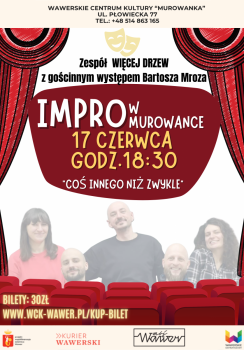 widok teatru na pięć osób