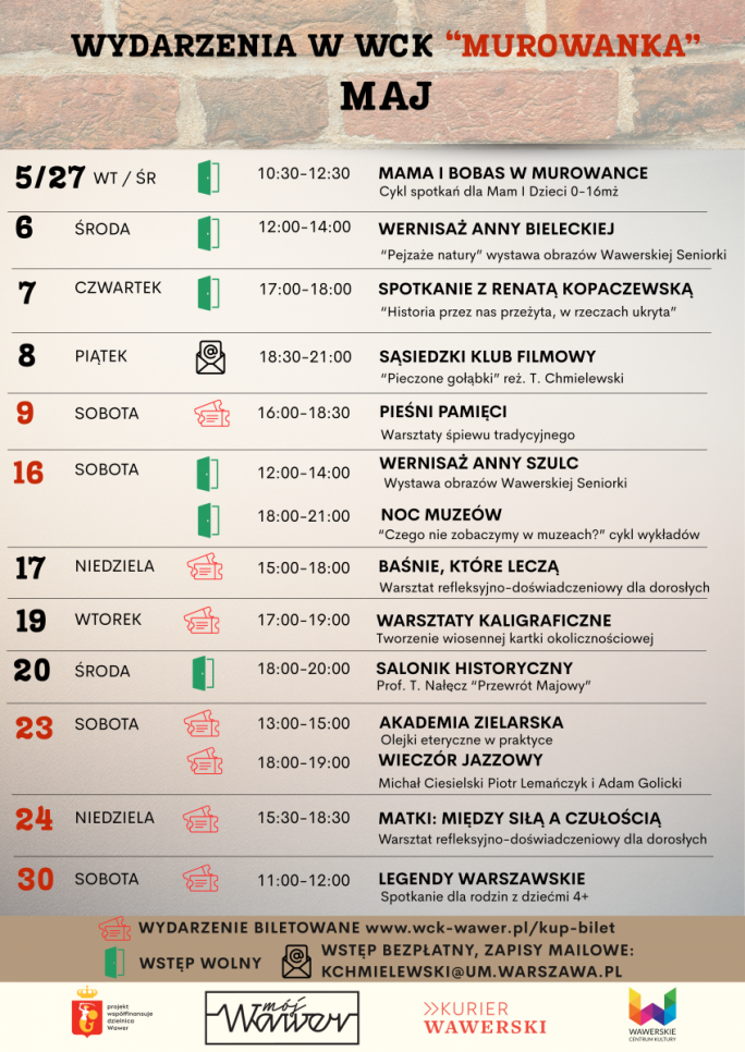 
			harmonogram Murowanki na Maj ul. Płowiecka 77 w warszawie