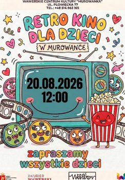 retro kino dla dzieci sierpień
