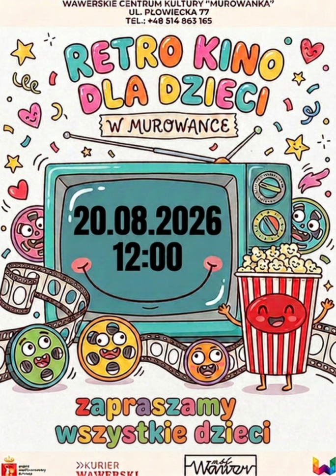 
			retro kino dla dzieci sierpień