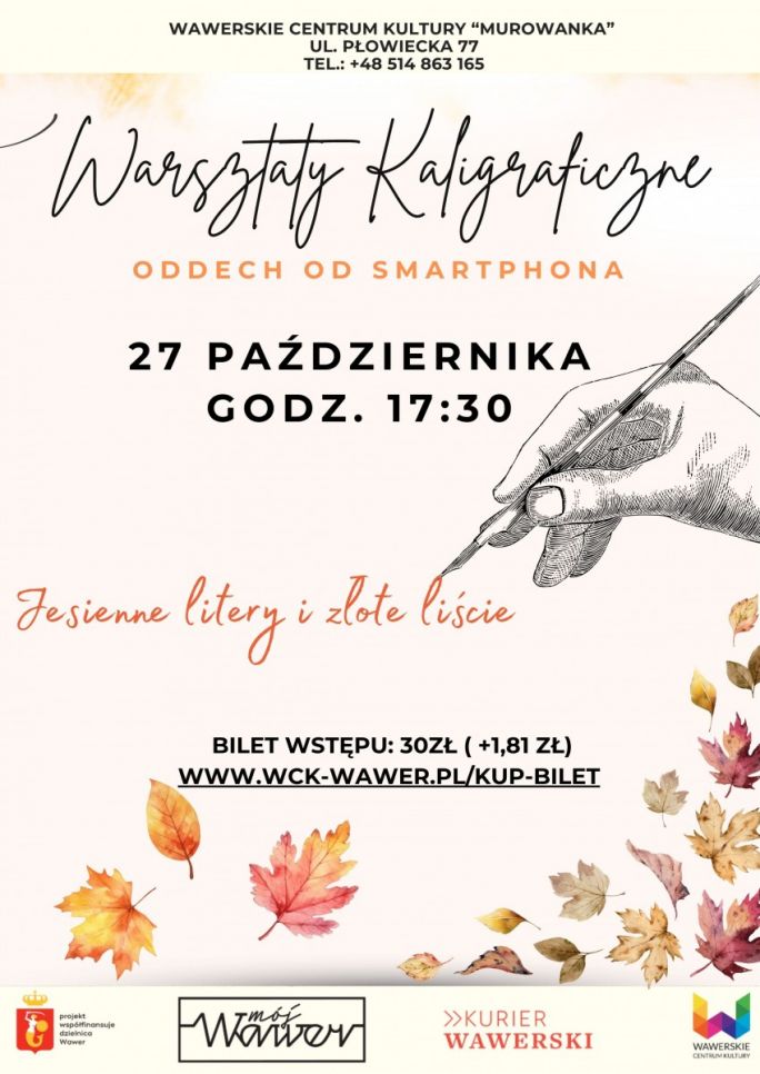 
			warsztaty kaligraficzne