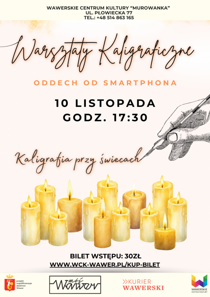 
			warsztaty kaligraficzne