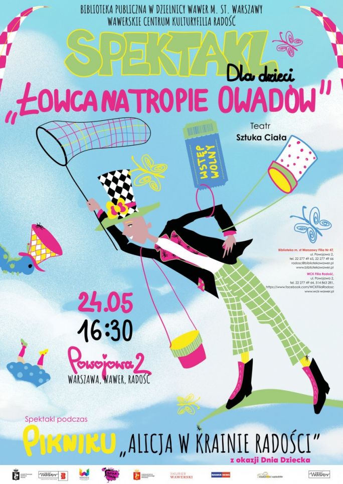 
			Łowca na tropie owadów