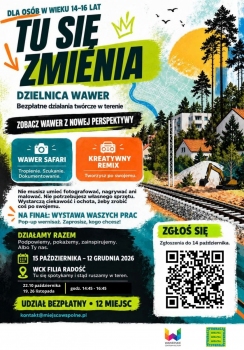 Plakat zapowiada projekt 