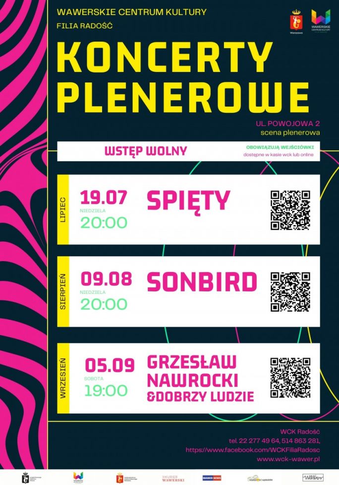 
			Koncerty plenerowe