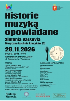 Plakat z informacją o koncercie