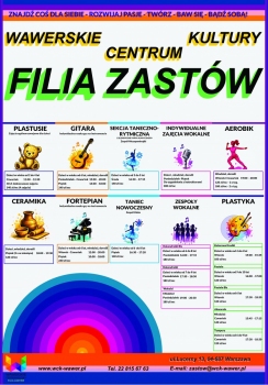 oferta zajęć z grafikami zajęć na jasnym tle