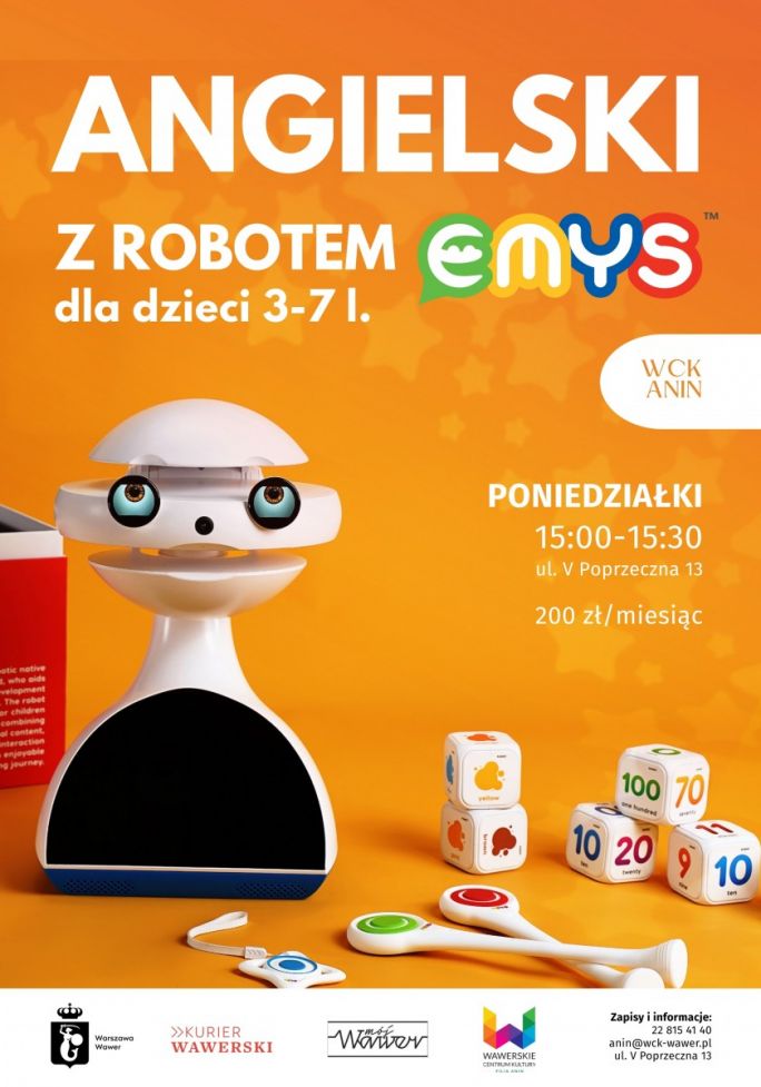 
			ANGIELSKI Z ROBOTEM EMYS
