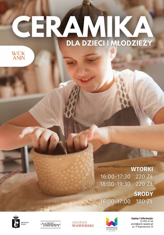 
			CERAMIKA DLA DZIECI I MŁODZIEŻY