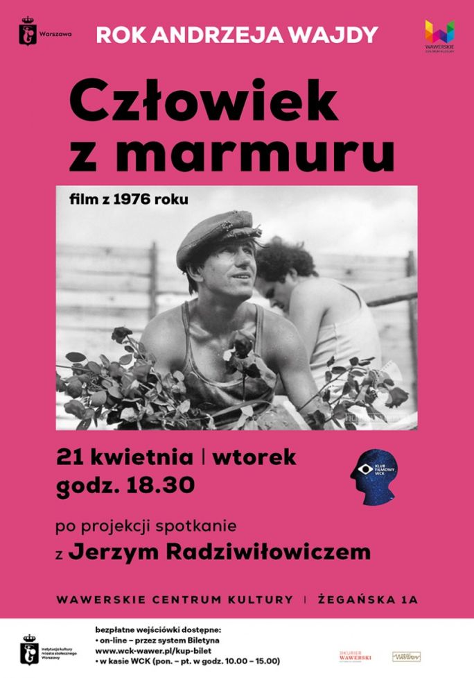 
			Zapraszamy do Klubu filmowego na kolejny z cyklu filmów prezentowany w ramach ROKU ANDRZEJA WAJDY.