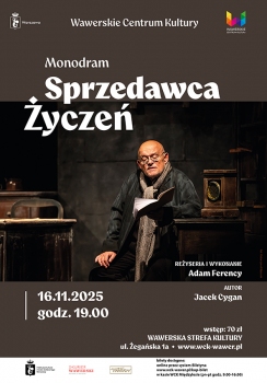 Teatrala Jesień "Sprzedawca Życzeń" Adam Ferency |16.11| Międzylesie